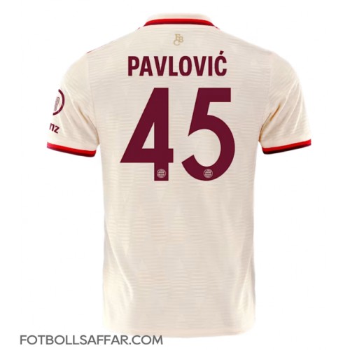 Bayern Munich Aleksandar Pavlovic #45 Tredjeställ 2024-25 Kortärmad